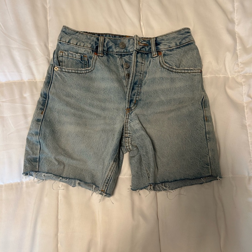 Dynamite Light Blue Jean Shorts